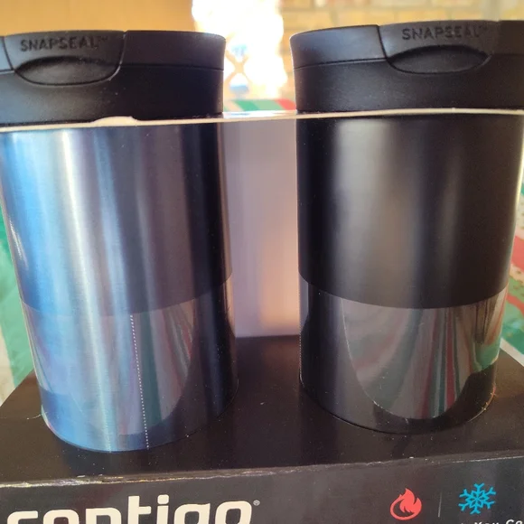 Brand New Blue and Black Contigo Huron Travel Mugs - Picture 4 of 10